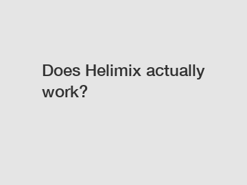 Does Helimix actually work?